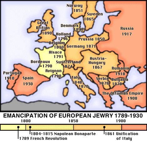 The Emancipation of European Jewry